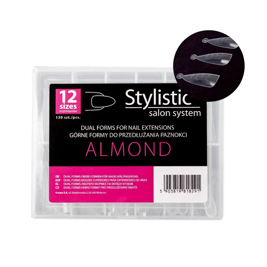 STYLISTIC Górne formy DUAL FORM Almond 120szt.webp
