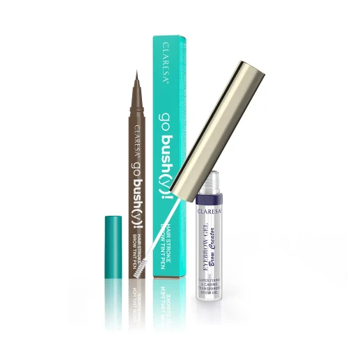 Zestaw do brwi Go Bushy + Transparent Brow Gel Creator .webp