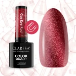 Claresa Lakier hybrydowy CAT EYE RED 5g