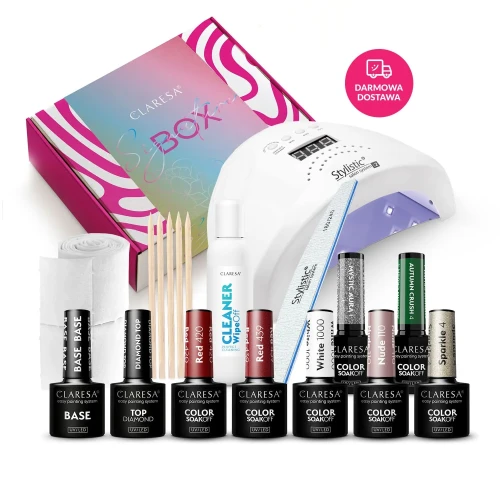 Claresa zestaw startowy z lampą Signature Box Winter.webp