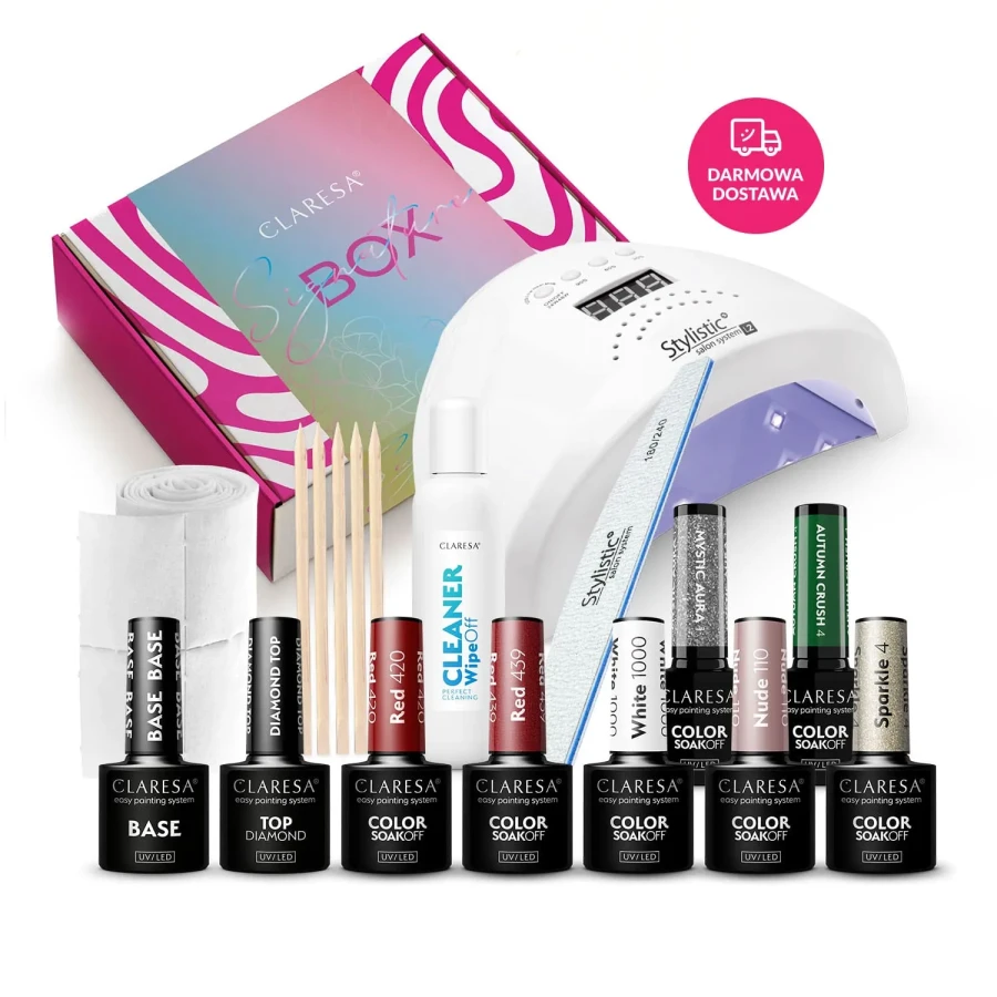 Claresa zestaw startowy z lampą Signature Box Winter.webp