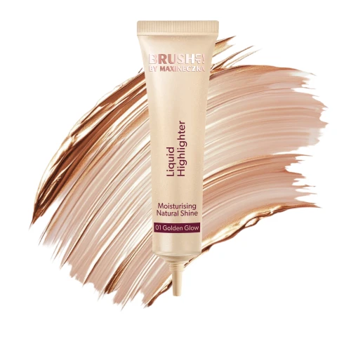 Rozświetlacz w płynie 01 Golden Glow, 15ml, BRUSH UP! .webp