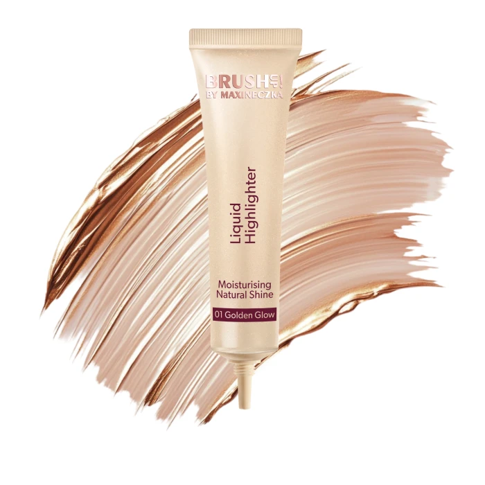 Rozświetlacz w płynie 01 Golden Glow, 15ml, BRUSH UP! .webp
