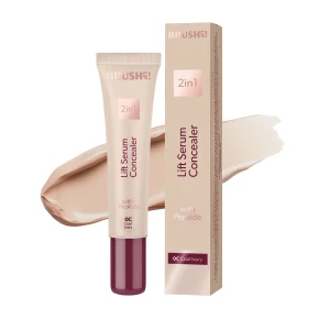 0C Cool Ivory Korektor-serum z peptydem wygładzającym zmarszczki, Lift Serum Concealer 2in1, 12ml BRUSH UP! 
