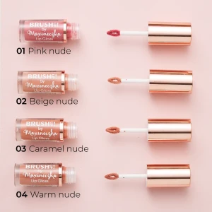 Błyszczyk do ust: 03 caramel nude 3,8g Brushup! by Maxineczka.webp