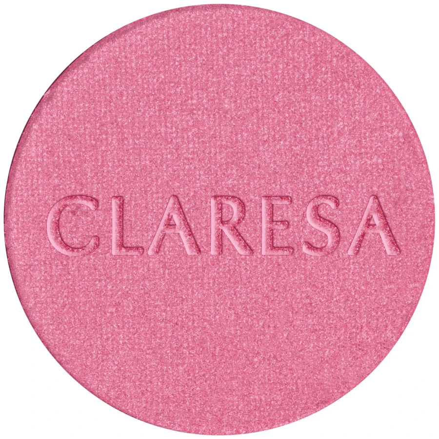 CLARESA Care All Day SILKY PINCH POWDER BLUSH pudrowy róż do policzków 01 HIBISCUS.webp