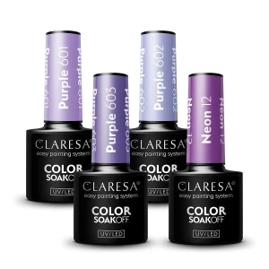Claresa-Violet-Tulips-zestaw-lakierów-hybrydowych