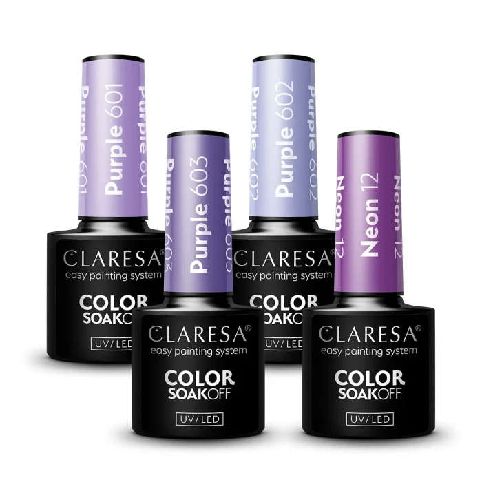 Claresa-Violet-Tulips-zestaw-lakierów-hybrydowych
