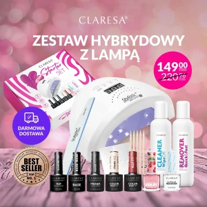 CLARESA ZESTAW STARTOWY Z LAMPĄ SERCE