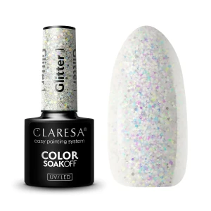 Claresa Lakier hybrydowy GLITTER 1 -5g