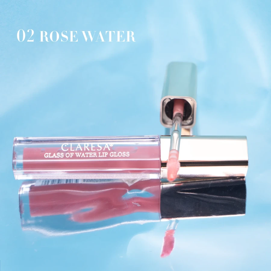 LIP GLOSS błyszczyk do ust z efektem tafli 02 ROSE WATE.webp