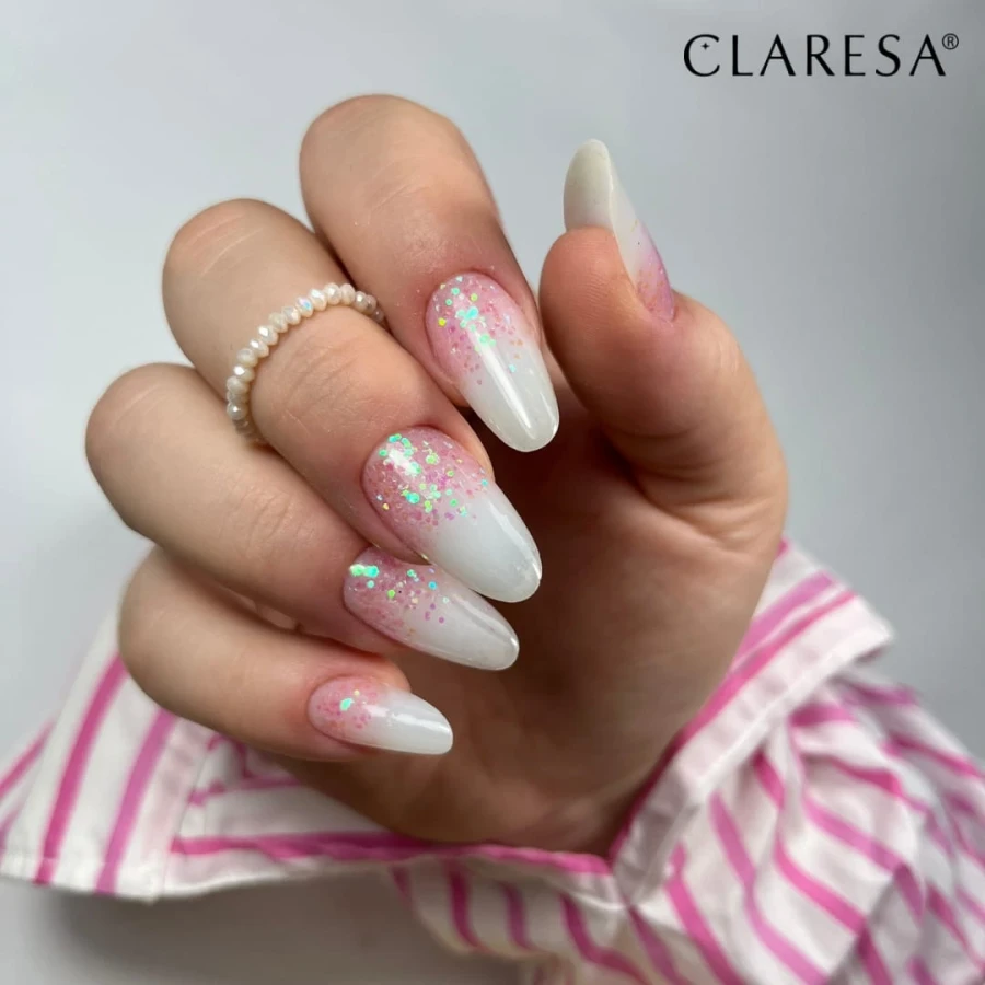 Claresa żel do paznokci Soft&Easy Builder Gel Milky White.webp