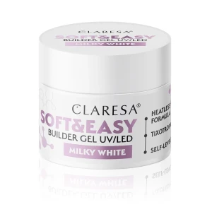 Claresa żel do paznokci Soft&Easy Builder Gel Milky White.webp