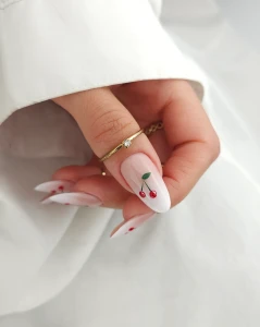 zestaw Claresa do Baby Boomer manicure ombre nude i czerwień.webp
