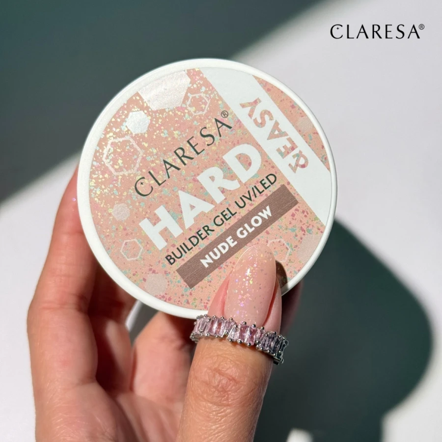 Claresa żel do paznokci Hard&easy builder gel Nude Glow.webp