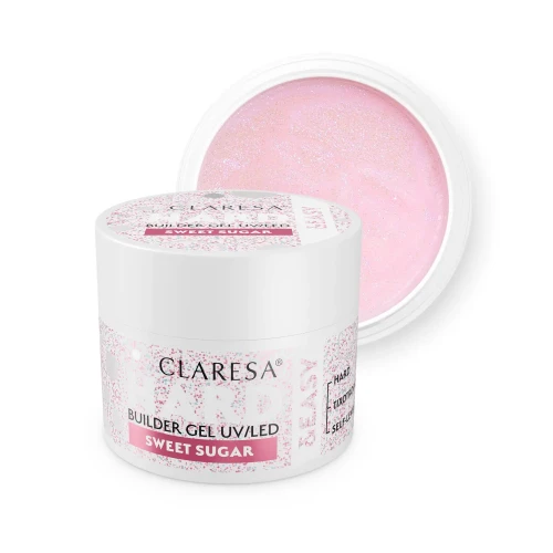 Claresa żel do paznokci Hard&Easy builder gel Sweet Sugar.webp