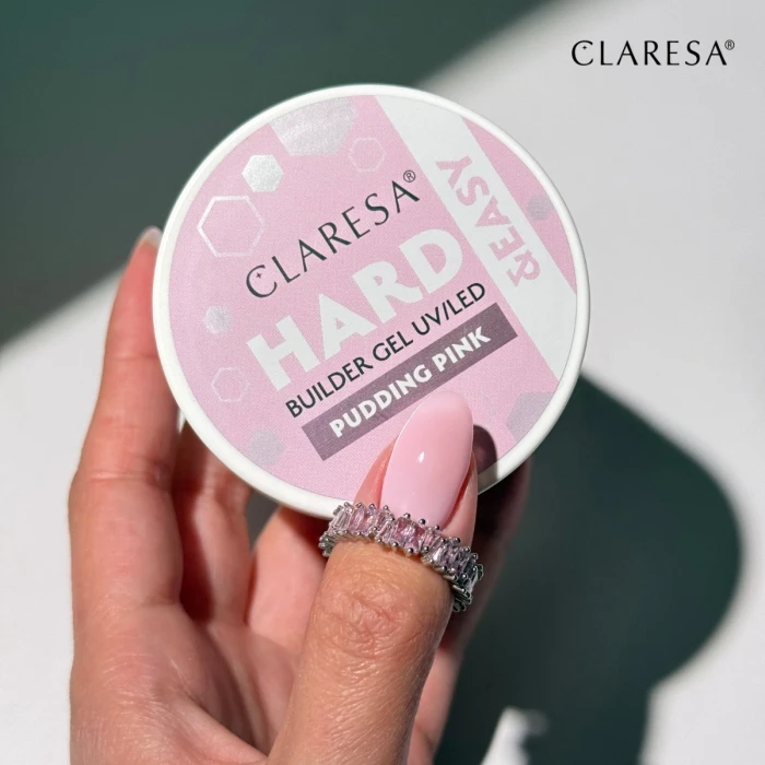 Claresa żel do paznokci Hard&Easy builder gel Pudding Pink.webp