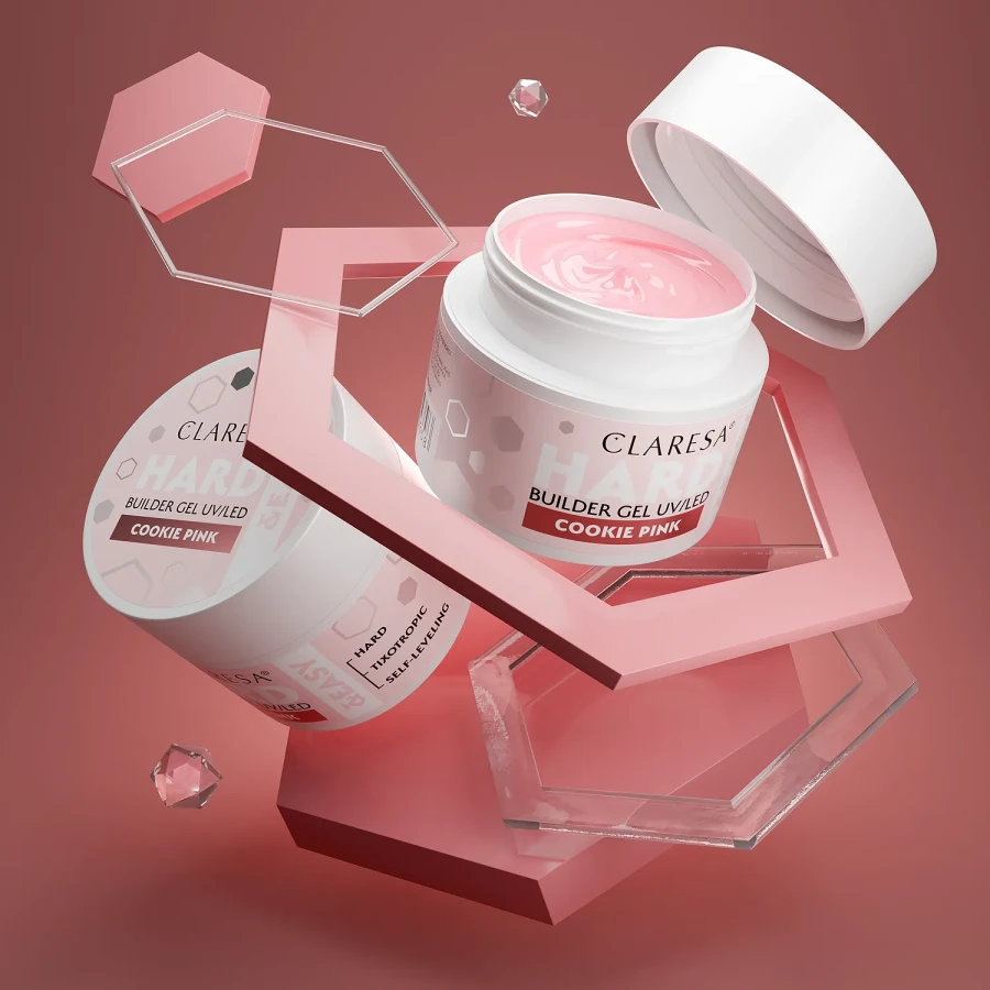 Claresa żel do paznokci Hard&Easy Cookie Pink.webp