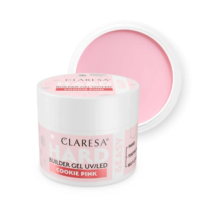 Claresa żel do paznokci Hard&Easy Cookie Pink.webp