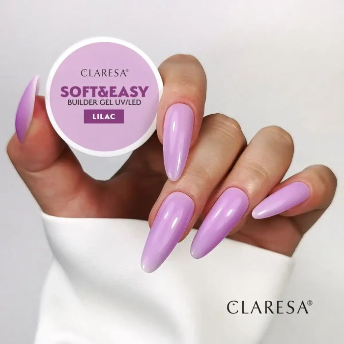 Claresa żel do paznokci Soft&Easy Lilac.webp