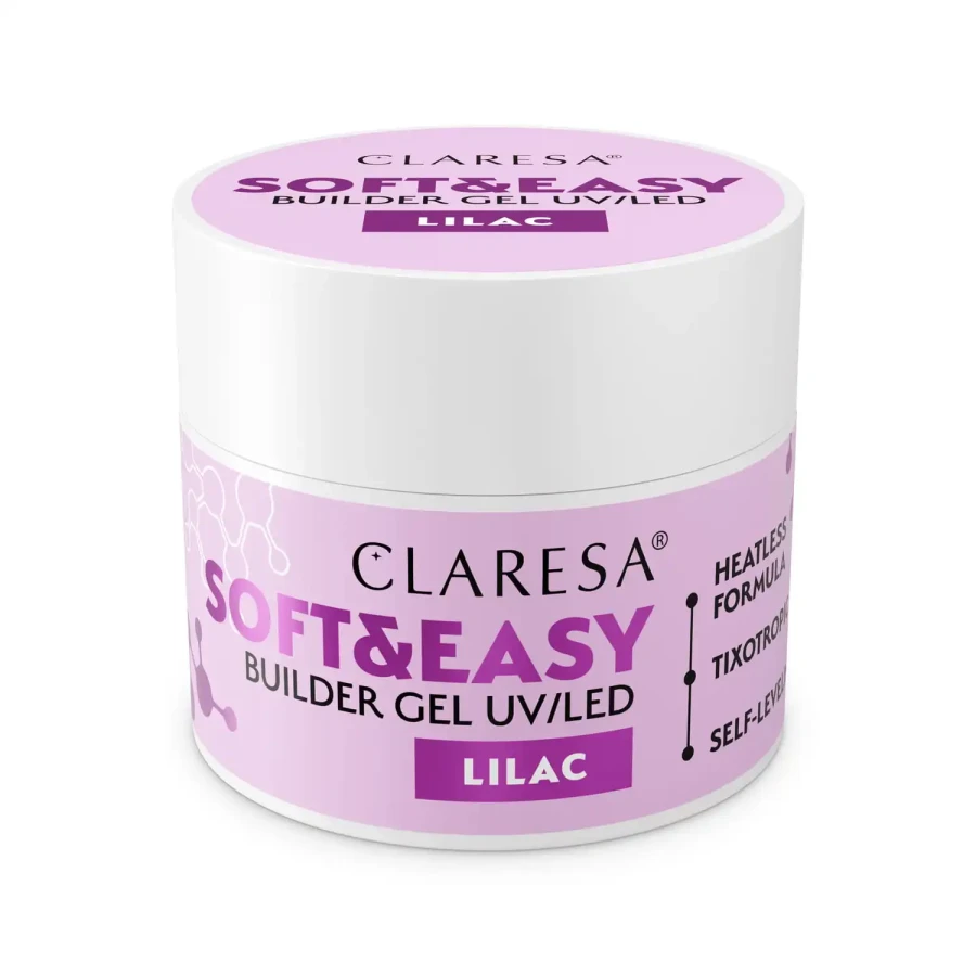 Claresa żel do paznokci Soft&Easy Lilac.webp