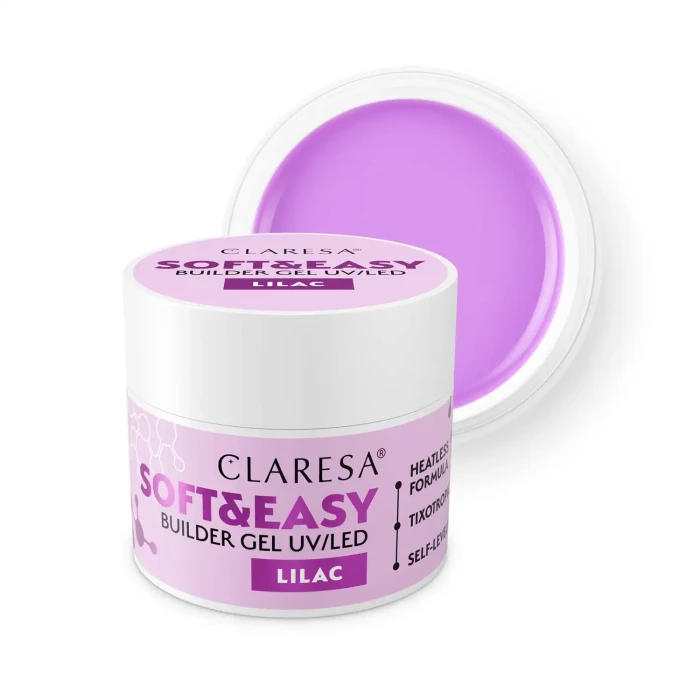 Claresa żel do paznokci Soft&Easy Lilac.webp
