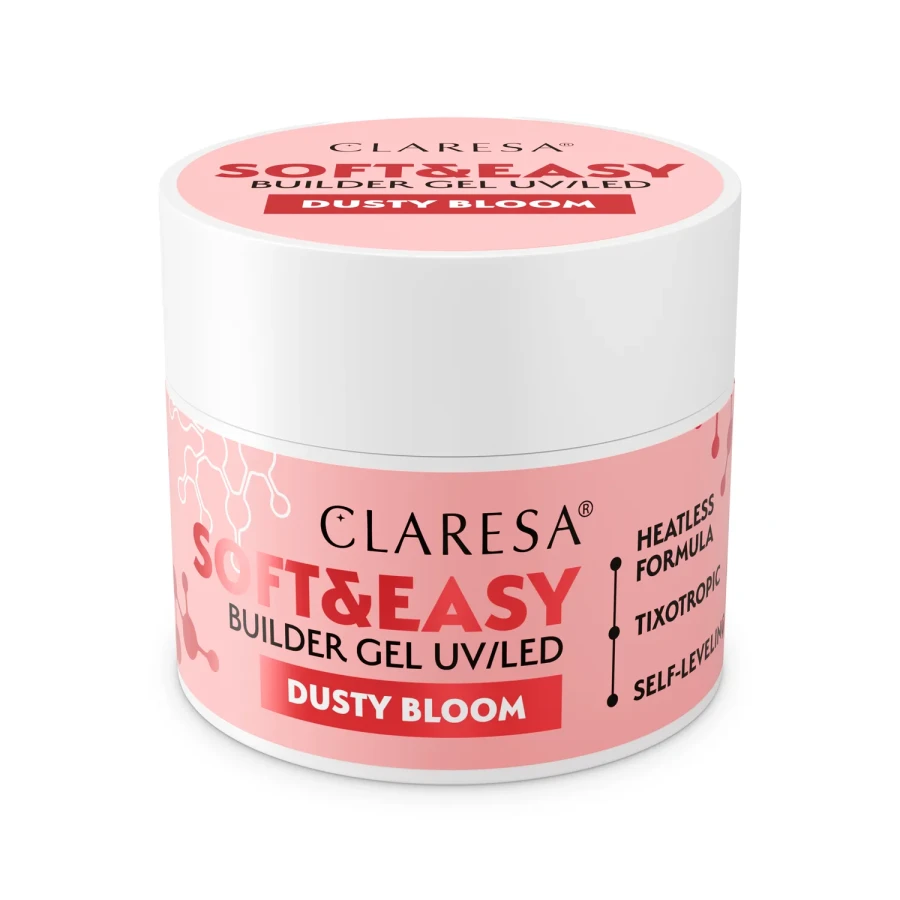 Claresa Żel Budujący Soft&Easy Dusty Bloom.webp