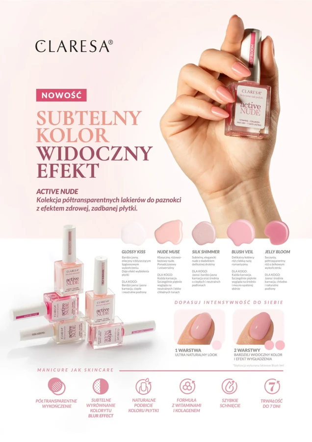 claresa lakier klasyczny do paznokci silk shimmer.webp