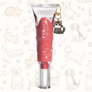 Claresa PAWfect Lip Gloss – błyszczyk z zawieszką breloczkiem.webp