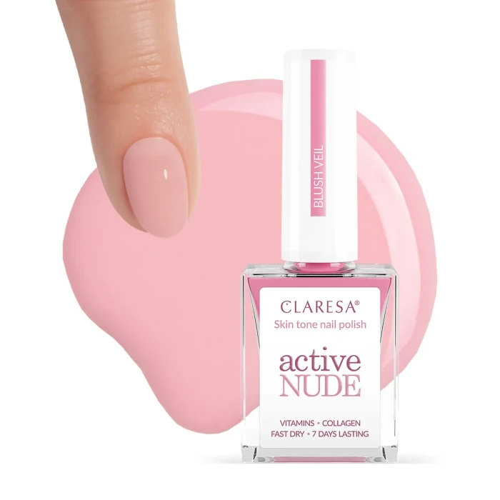 claresa lakier klasyczny do paznokci blush veil.webp