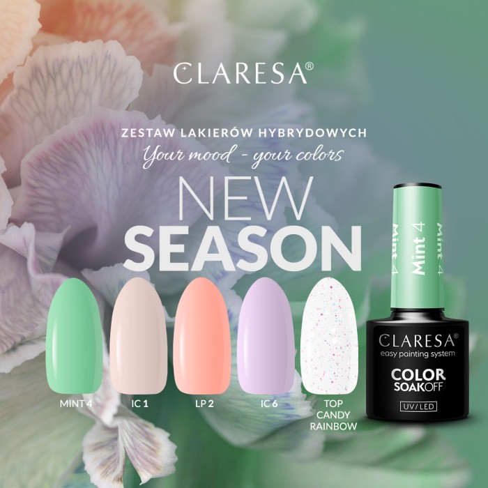 Claresa-New-Season-zestaw-lakierów-hybrydowych