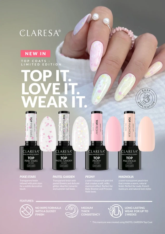 Claresa Top No Wipe Peony i Magnolia.webp