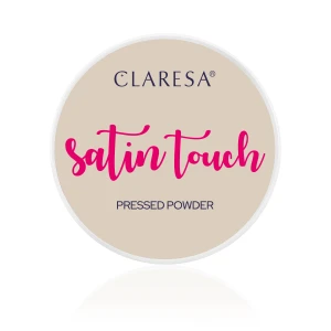 CLARESA SATIN TOUCH PRESSED POWDER satynowy puder prasowany 01 SUGAR GLAZE, 8g