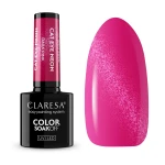 Claresa Lakier hybrydowy CAT EYE NEON DARK PINK 5g