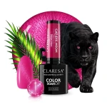 claresa lakier hybrydowy cat eye dark pink.webp
