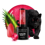 claresa lakier hybrydowy cat eye neon light pink.webp