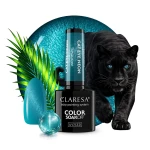 Claresa lakier hybrydowy Cat Eye Neon Turquoise 5g.webp