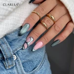 Claresa lakier hybrydowy Cat Eye Neon Turquoise 5g.webp