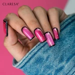 claresa lakier hybrydowy cat eye dark pink.webp