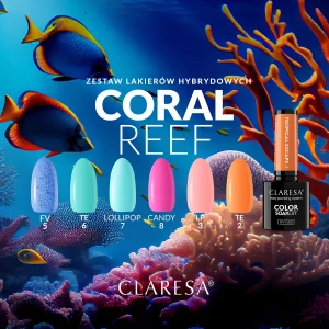 Coral Reef - zestaw lakierów hybrydowych 