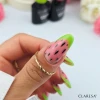 neon 4, neon 14 stylizacja paznokci z zielonym french.webp
