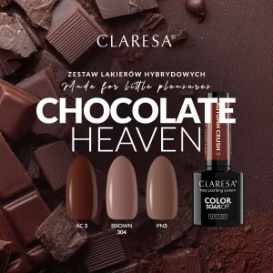 Chocolate Heaven - zestaw lakierów hybrydowych 