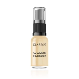 CLARESA Satin Matte Foundation Podkład satynowo-matowy 02, 18 g