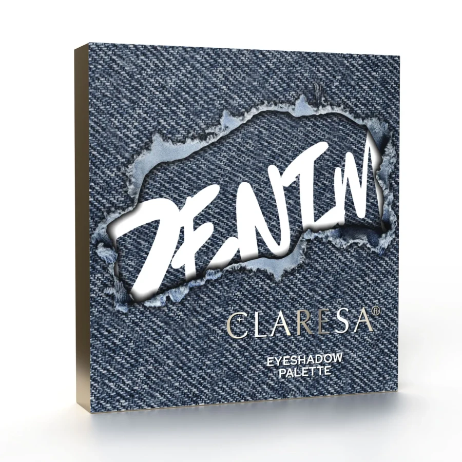 claresa paleta cieni do powiek 02 cool kolekcja denim.webp