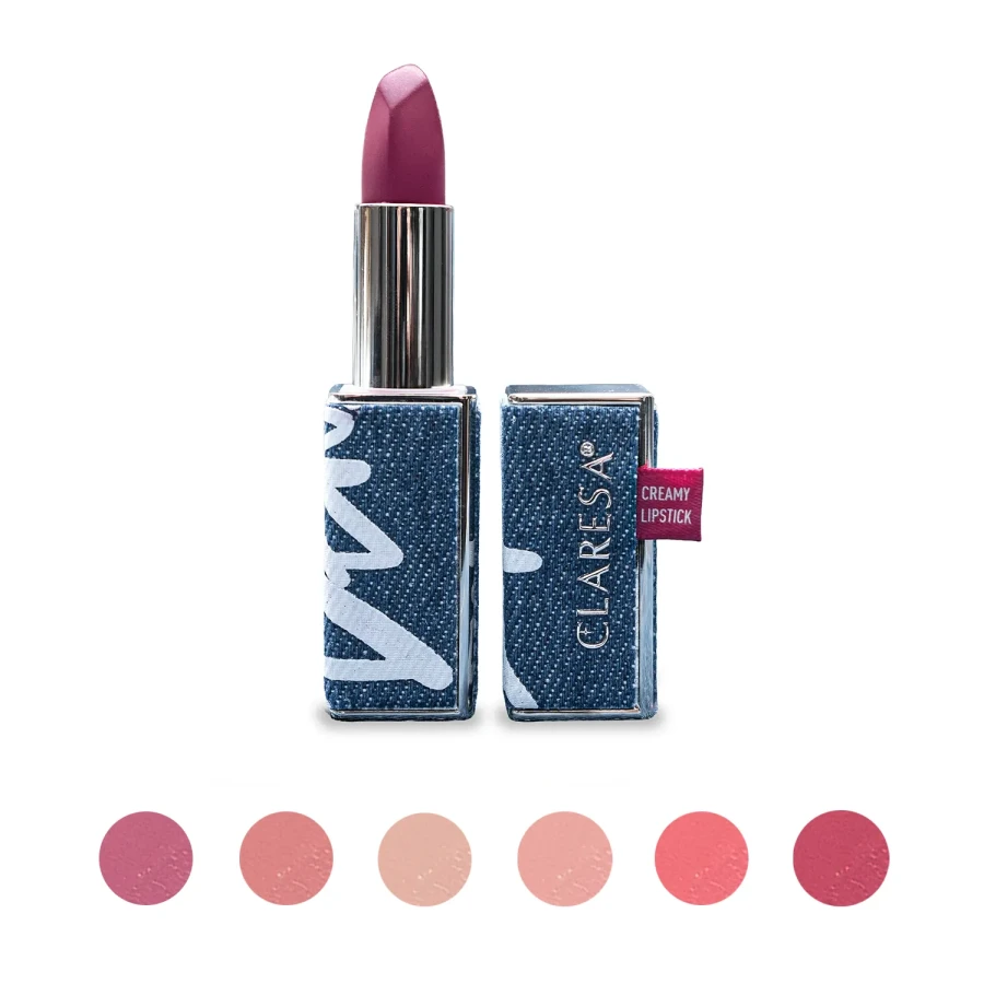 Claresa CREAMY LIPSTICK Kremowa pomadka w sztyfcie DENIM COLLECTION.webp