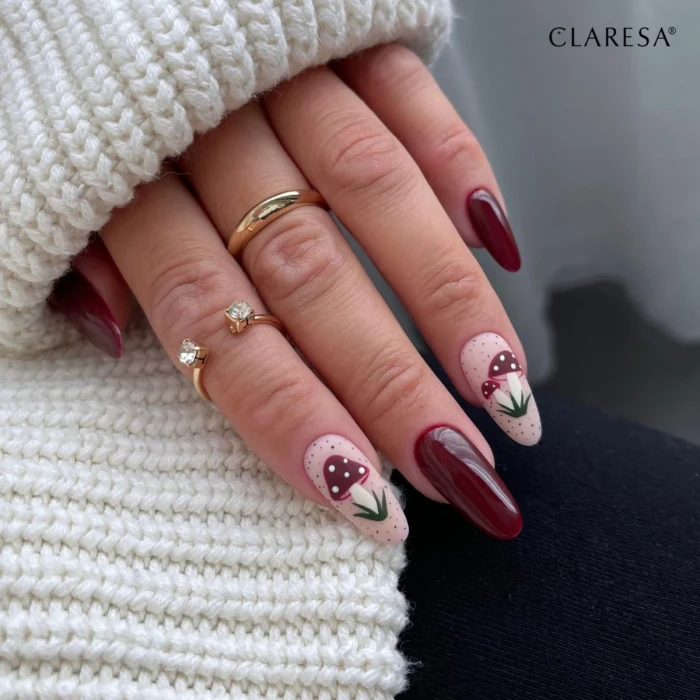 claresa zestaw lakierów do stylizacji jesiennej lakier brown 308.webp