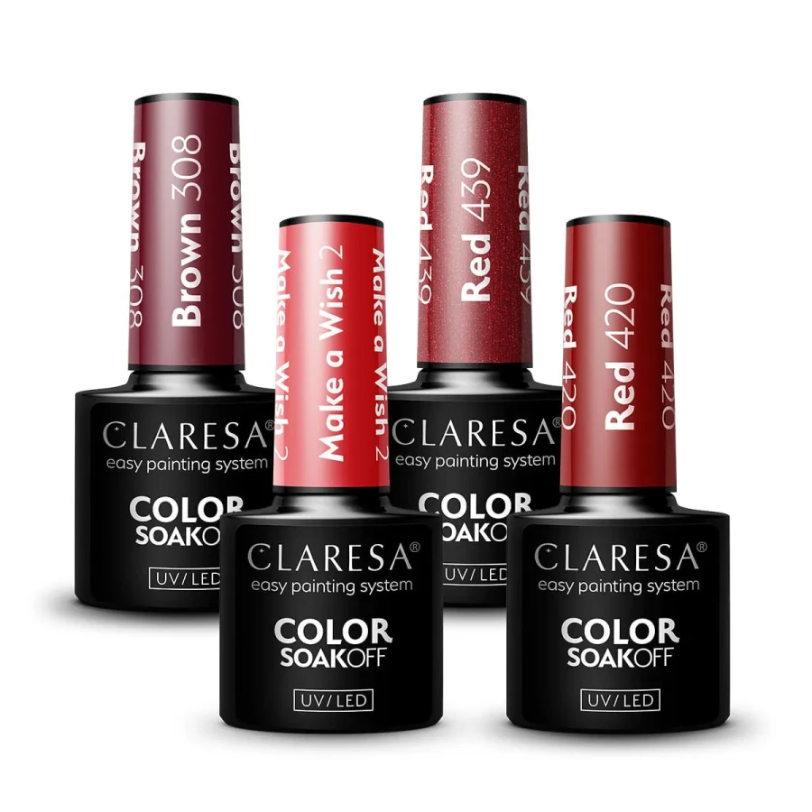Claresa-Sweet-Cherry-zesatw-lakierów-hybrydowych