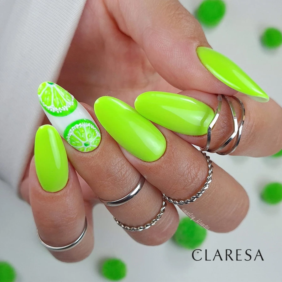 stylizacja paznokci Fluo