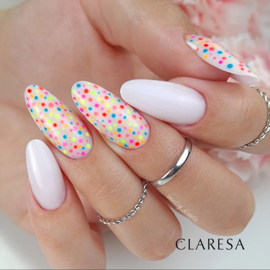 milky pink, fluo mix stylizacja