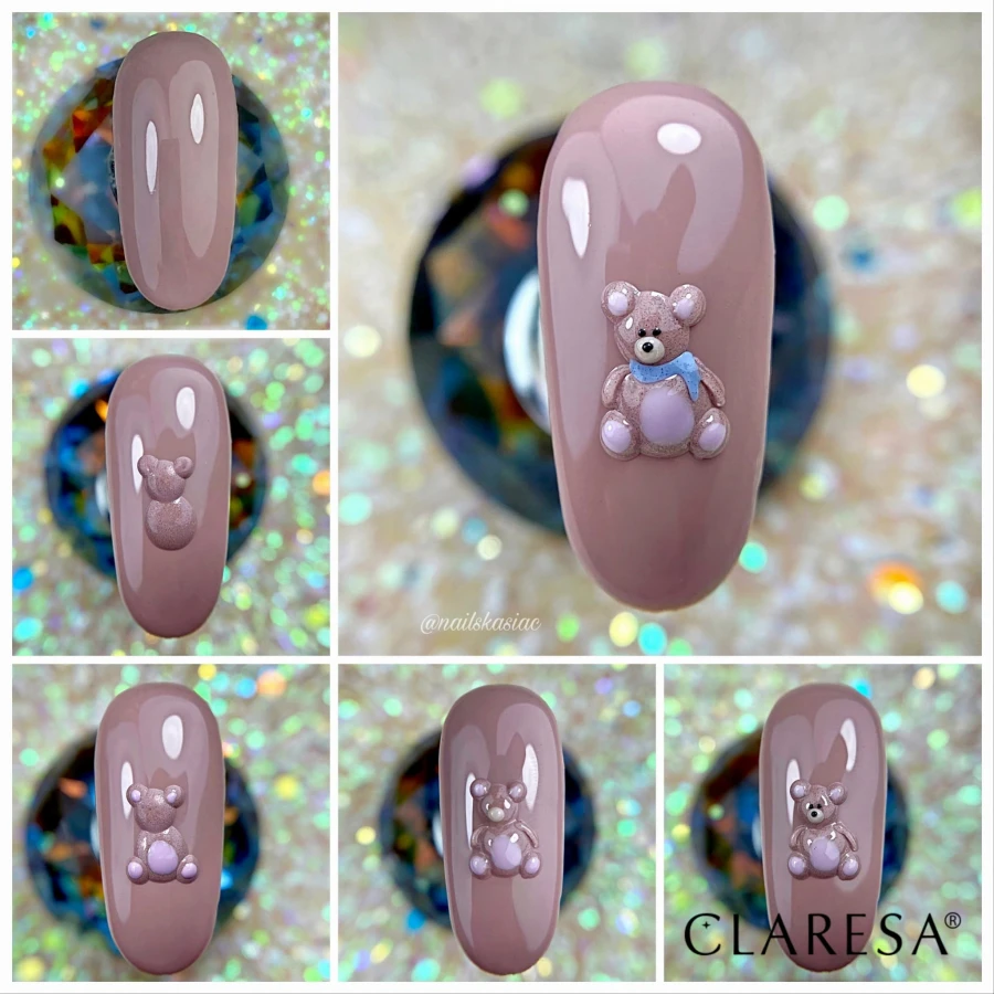 stylizacja miś step by step